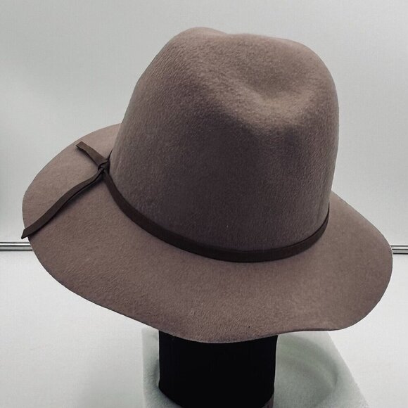 NWOT HOUSE OF HARLOW 1960 Mauve Purple Wool Felt Fedora Pinch Hat, One Size - Picture 5 of 8